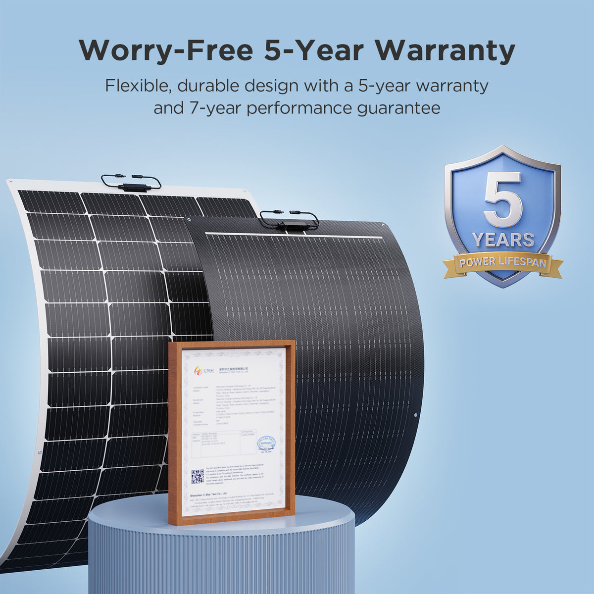 200W Flexible Solar Panel - Upgraded Version