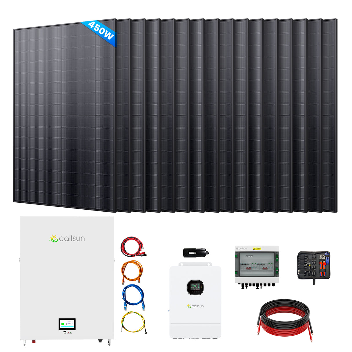 7.2kW Solar Generator System | 10kW Hybrid Inverter + 14kWh Battery Storage Kit