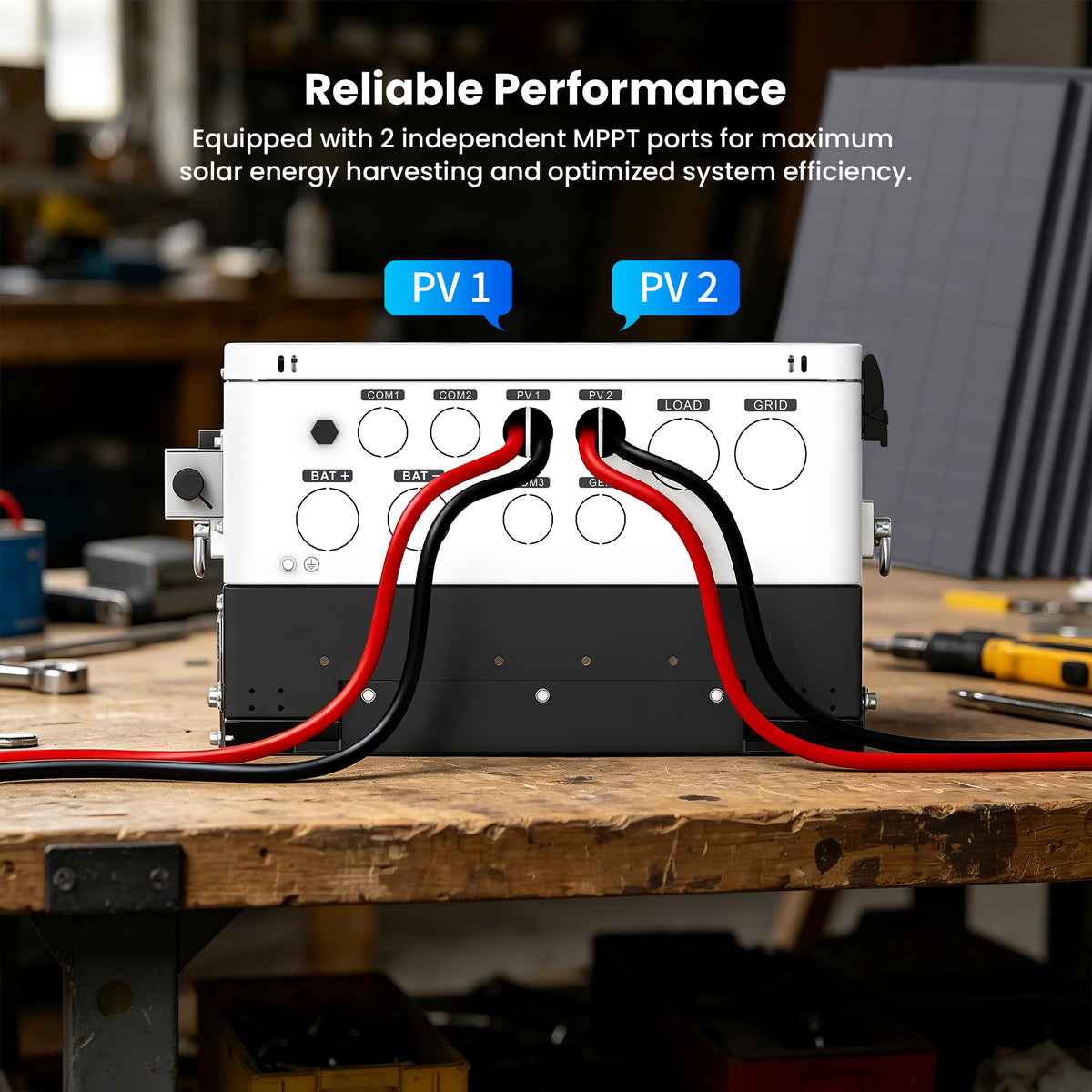 12KW Split-Phase Pure Sine Wave Hybrid Solar Inverter