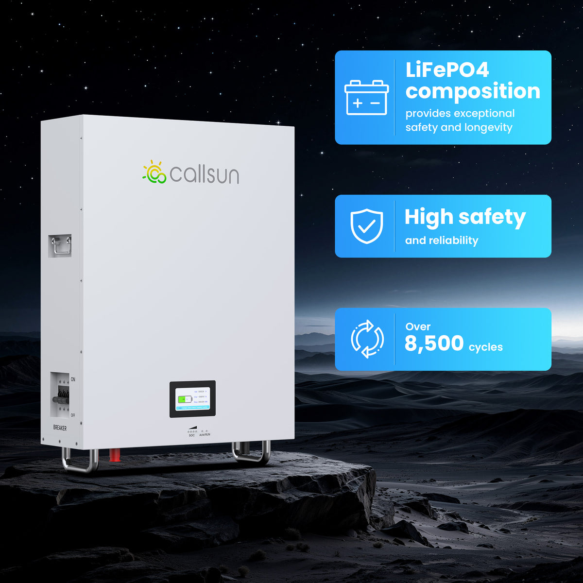 51.2v 280Ah 14.34kwh Wall Mounted Lifepo4 Battery