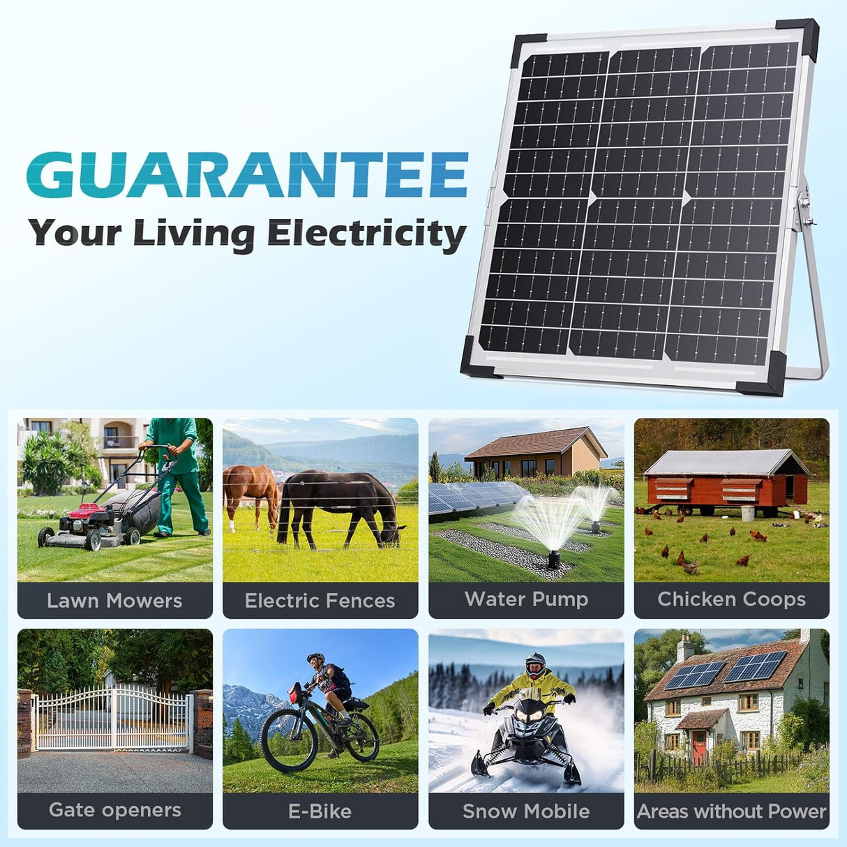 15W 12V Solar Battery Maintainer & Trickle Charger