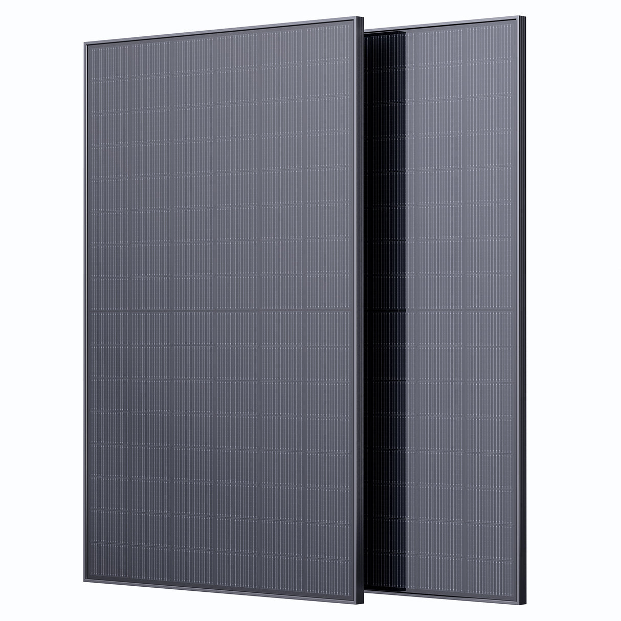 Callsun 450W N-Type Bifacial Monocrystalline Solar Panel 2pcs set with anti-shading technology.