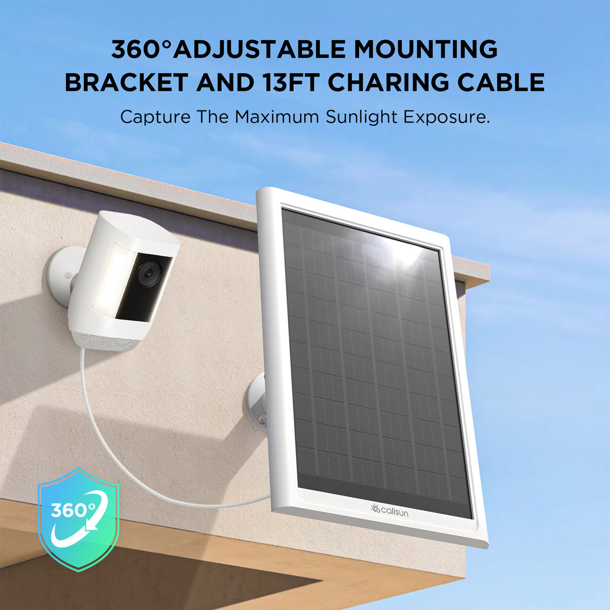 Callsun 6W ソーラーパネル充電器