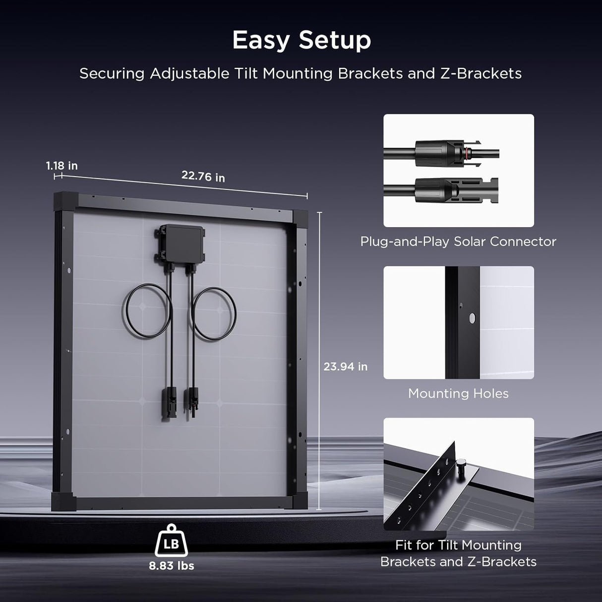 50W N-Type Solar Panel