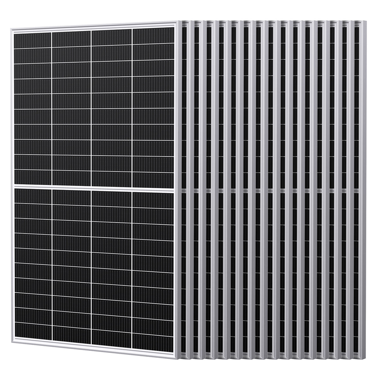 200W N-Type Anti-Shading Bifacial Solar Panel – Silver Frame