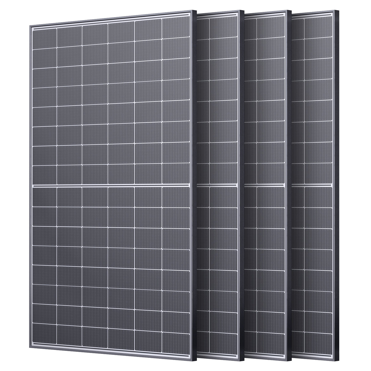 450W N-Type Bifacial Solar Panel - White Glass