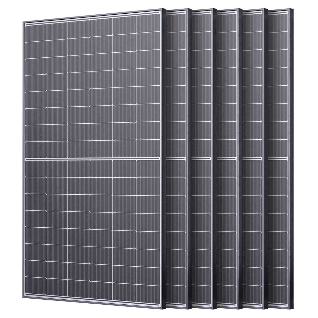 450W N-Type Bifacial Solar Panel - White Glass