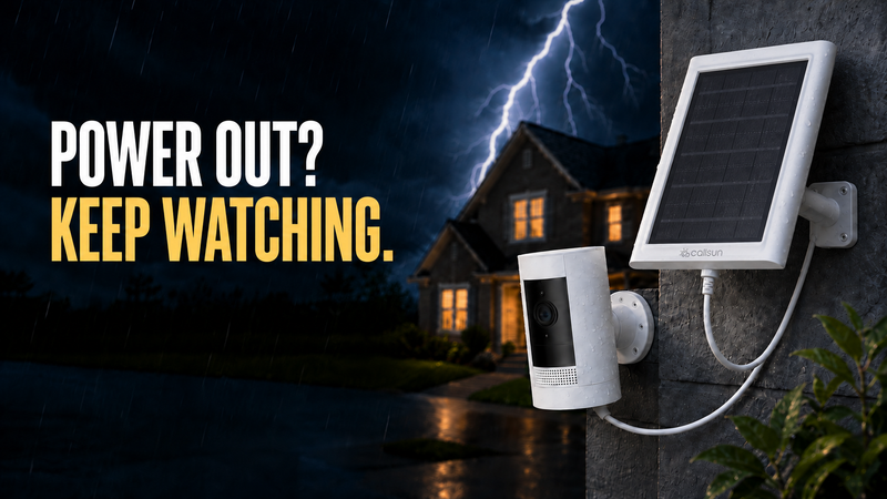Solar Panel for Ring Camera: Reliable Charging During Power Outages