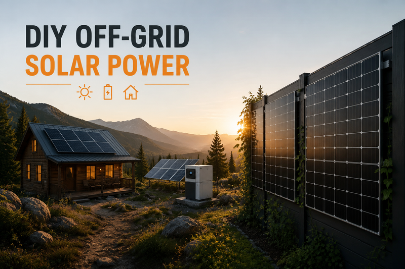 Off-Grid Solar Guide 2026: Powering Your Shed, Cabin, and Solar Fence