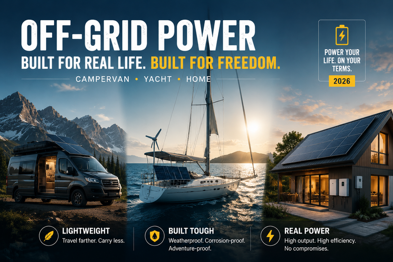 Off-Grid Solar Guide: Reliable Power for RVs, Marine, and Home Upgrades