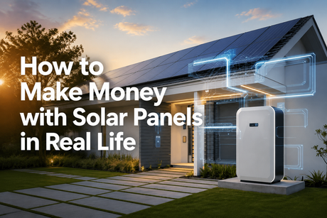 How to Make Money with Solar Panels in Real Life (Not Just Selling Electricity)