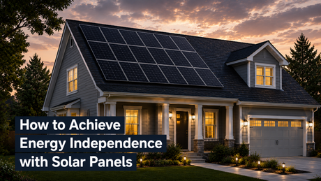 How to Achieve Energy Independence with Solar Panels?