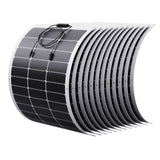 100W Flexible Solar Panel – White Frame