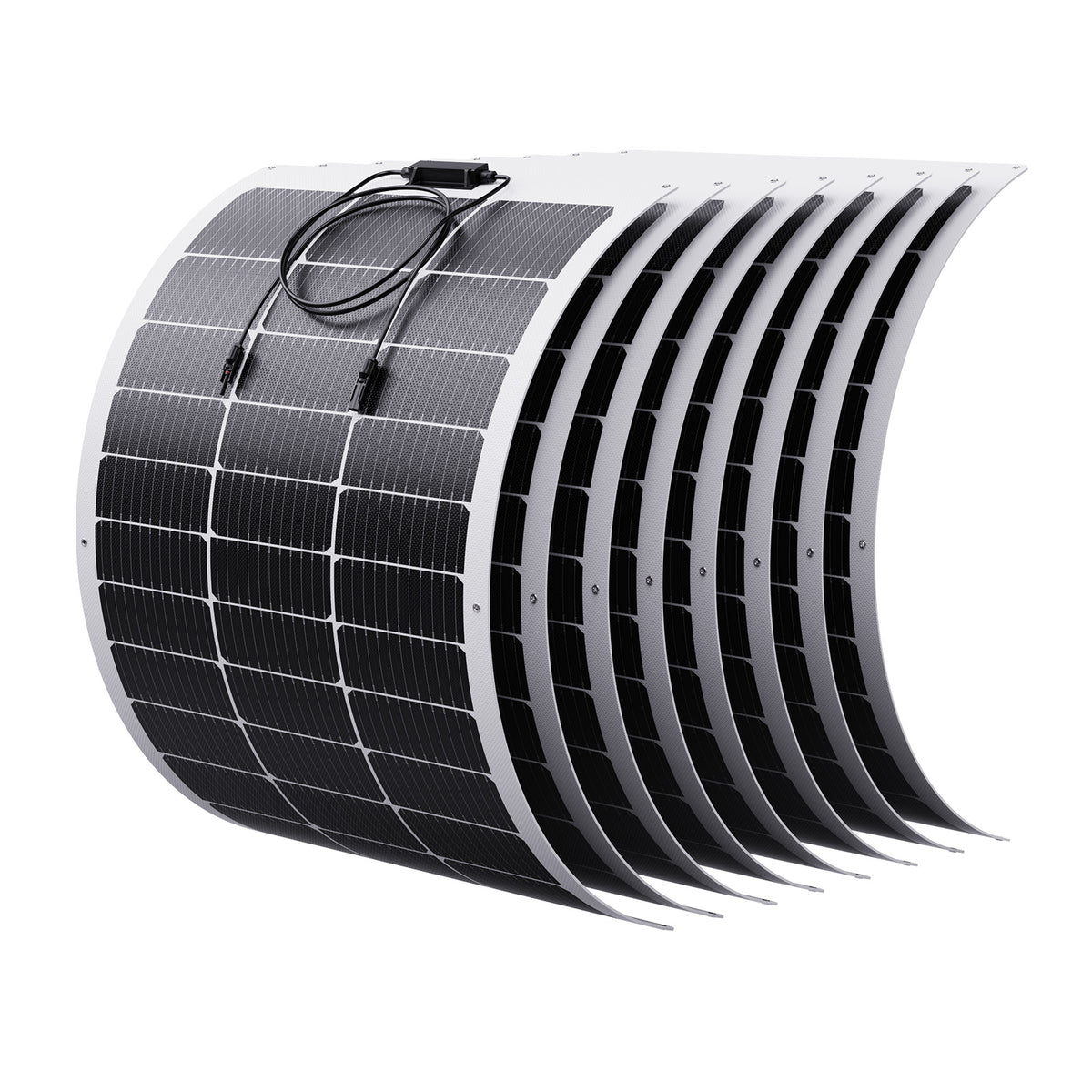 100W Flexible Solar Panel – White Frame