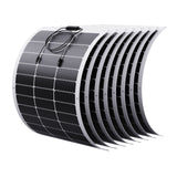 100W Flexible Solar Panel – White Frame