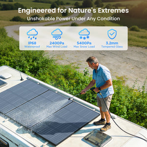 215W N-Type Anti-Shading Bifacial Solar Panel