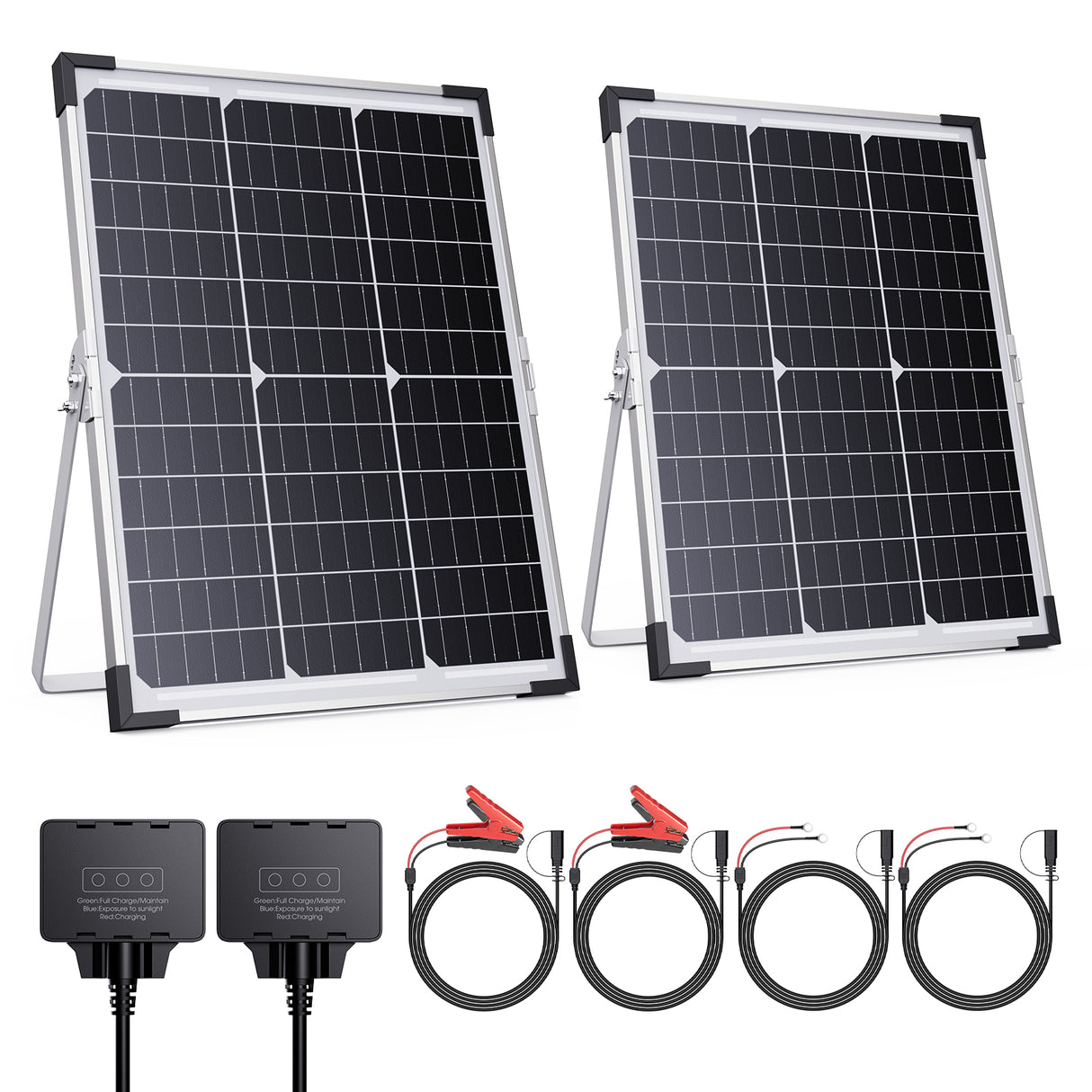 20W 12V Solar Battery Maintainer & Trickle Charger