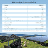 210W N-Type Bifacial Solar Panel