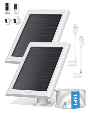 セキュリティ カメラ用ソーラー パネル スティック アップ カム バッテリー/ソーラー (第 2 世代および第 3 世代)