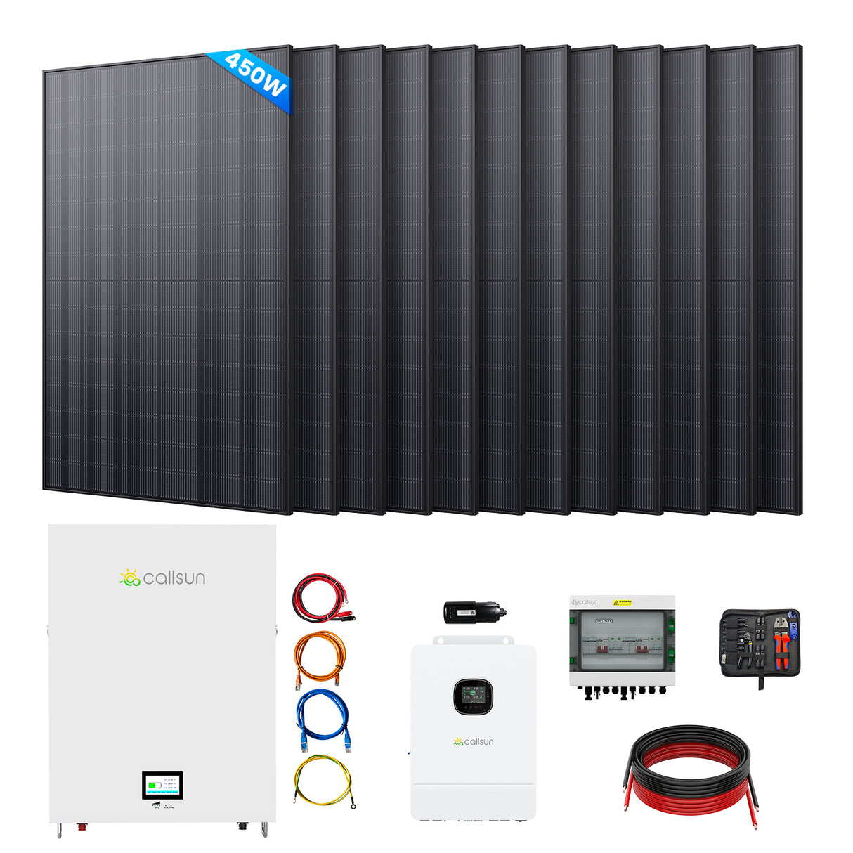7.2kW Solar Generator System | 10kW Hybrid Inverter + 14kWh Battery Storage Kit