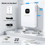 6.5KW Split-Phase Pure Sine Wave Hybrid Solar Inverter
