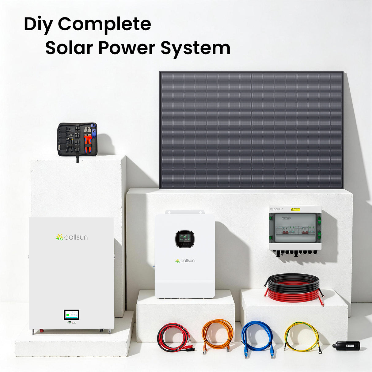 7.2kW Solar Generator System | 10kW Hybrid Inverter + 14kWh Battery Storage Kit