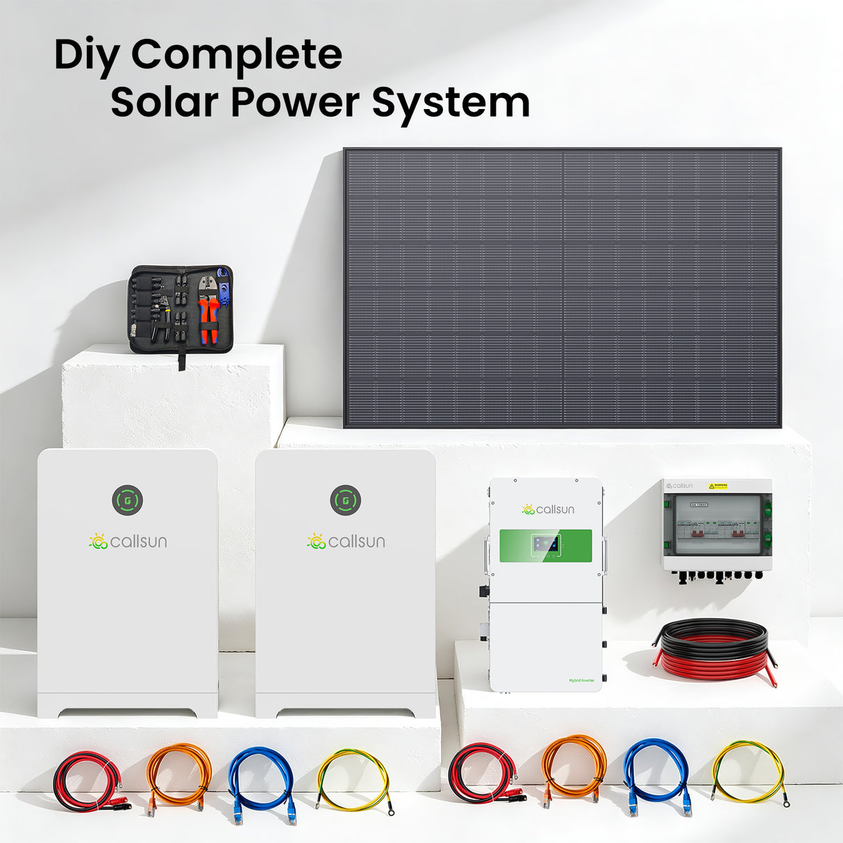 10.8kW Solar Generator System | 12kW Hybrid Inverter + 28kWh Battery Storage Kit