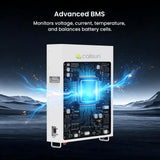 5.4kW Hybrid Solar Power System Kit with 6.5kW Hybrid Inverter & 10kWh LiFePO4 Battery