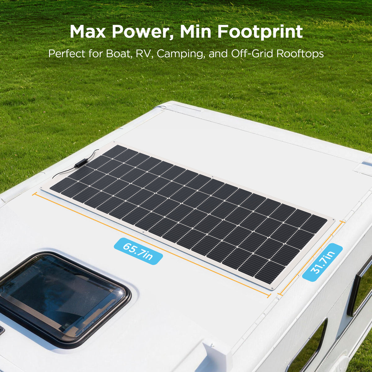 200W Flexible Solar Panel - Upgraded Version