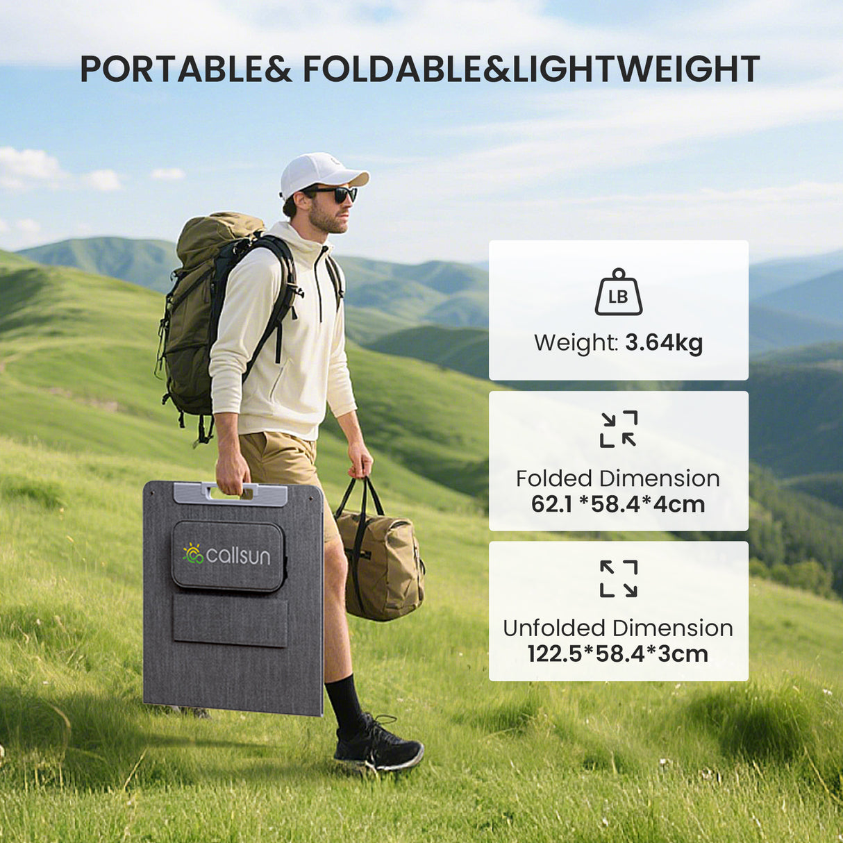 110W N-Type Portable Solar Panel