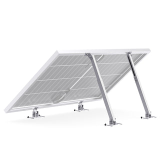 Callsun adjustable solar panel tilt mount brackets for 50W to 400W rigid panels featuring heavy duty aluminum for RV and off grid setups.