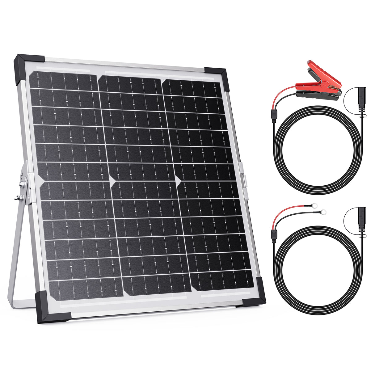 15W 12V Solar Battery Maintainer & Trickle Charger