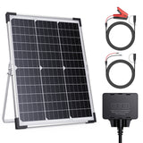 20W 12V Solar Battery Maintainer & Trickle Charger
