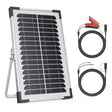 Callsun 7.5W Solar Trickle Charger for 12V Car and Boat Batteries.