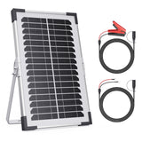Callsun 7.5W Solar Trickle Charger for 12V Car and Boat Batteries.
