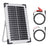 Callsun 7.5W Solar Trickle Charger for 12V Car and Boat Batteries.