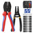 Full Callsun solar crimper tool kit featuring a professional crimper, wire stripper, 10 pairs of solar connectors, and spanners.