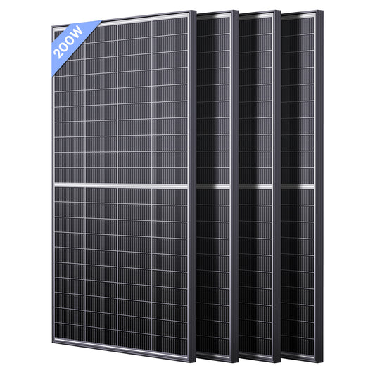 800W N-Type 16BB Bifacial Solar Panel 4Pcs 200 Watt