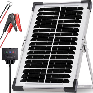 7.5W 12V Solar Battery Maintainer & Trickle Charger