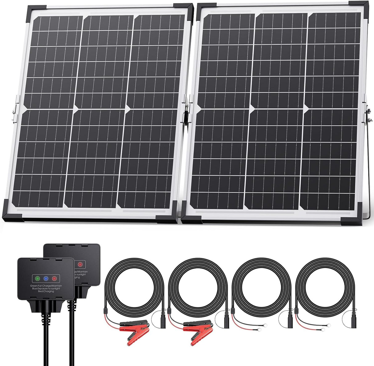 20W 12V Solar Battery Maintainer & Trickle Charger