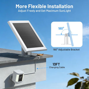 6W Solar Panel for For Ring Camera