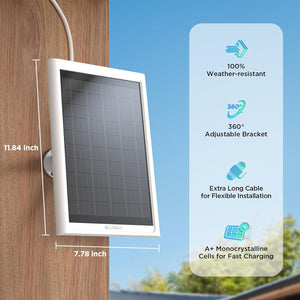 6W Solar Panel for For Ring Camera