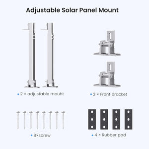 Adjustable Solar Panel Tilt Mount Brackets