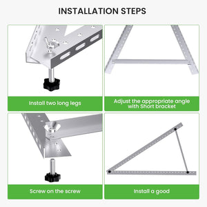 41in Adjustable Solar Panel Mount Brackets