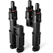 Callsun Solar Y branch connectors MMF and FFM pair for parallel solar panel wiring.