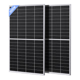 200W N-Type Bifacial Solar Panel – Silver Frame
