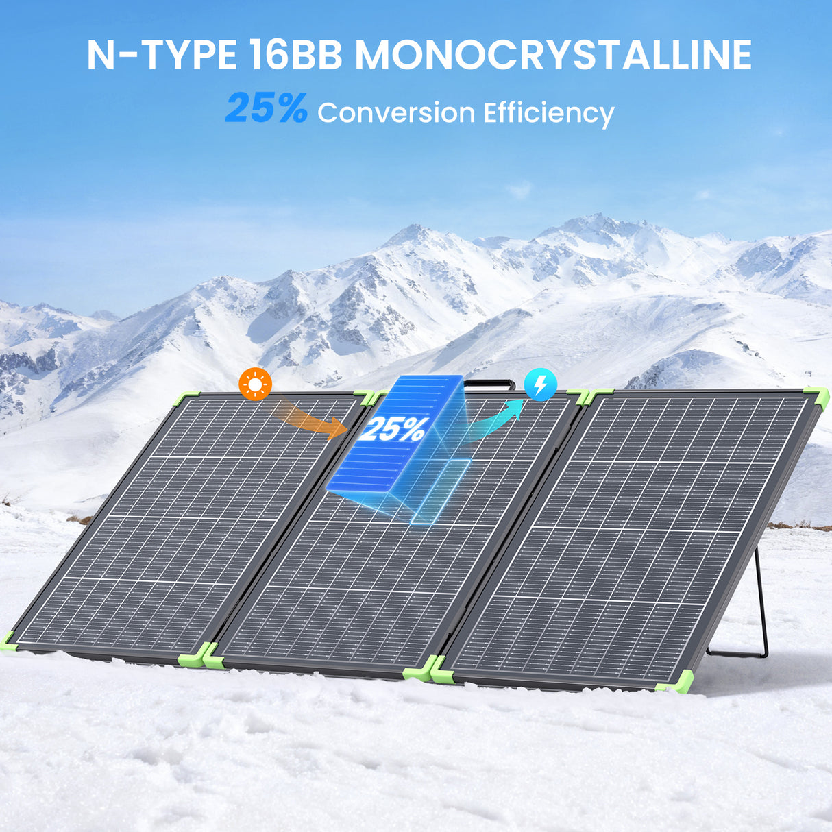 200W N-Type Foldable Solar Panel
