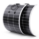 100W Flexible Solar Panel – White Frame