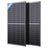 Callsun 200W N-type bifacial solar panel 2-piece pack featuring dark monocrystalline cells and rigid frames.