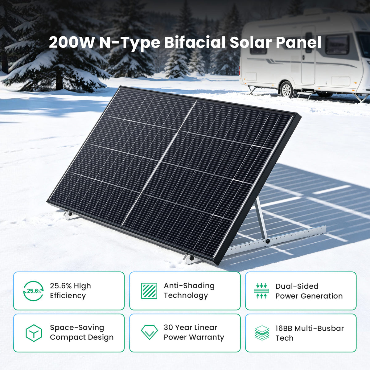 400W 12V Complete Solar Panel Kit